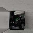 Magnetic Door Stopper 2 Pack - Black Door Stoppers Keep Door Open Strong Magnetic Door Stop for Bottom of Door, Strong Door Holder for Wall and Floor Mount