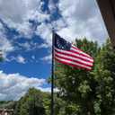 AMZFLAG American Betsy Ross Flag 3x5 ft 250 Anniversary Embroidered 13 Stars Colonial Flags Heavy Duty US United States 13 Colonies Flag with 2 Brass Grommets