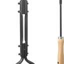 Lawn Aerator - Aerator Lawn Tool, Lawn Aerator Coring Tool with Soil Core Storage Tray Manual Core Aerator for Garden Yard Care
