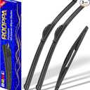 3 wipers Replacement for 2017-2021 2022 Honda CRV CR-V, Windshield Wiper Blades Original Equipment Replacement - 26"/17"/12" (Set of 3) U/J HOOK