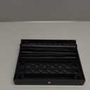 Locker Organizer Shelf Adjustable Width and Height, Stackable, Ideal Locker Shelf for School, Office, Gym Lockers, or Even Kitchen Cabinets & Under Sink Organization (Black)