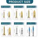 560PCS Self Drilling Drywall Anchors with Screws Kit,5-Sizes Metal Expansion Bolt for Dry Wall,280 PCS Sheetrock Anchors and 280 PCS Screws-No Drill Needed