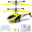 Remote Control Helicopter, Gesture Sensing Indoor Flying Helicopter Toys,RC Airplane for Teenages with 10Mins Flight, RC Helicopters for Kids with Light,Birthday Gifts for Boys and Girls (Yellow)
