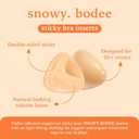 Sticky Bra Inserts Push Up for Women Reusable Stick Bra Double Sided Strapless Waterproof Adhesive Bra Pads, Cup C