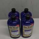 Dr Teal's Foaming Bath with Pure Epsom Salt, Sensitive Skin with Colloidal Oatmeal & Cucumber, 34 fl oz (Pack of 4)