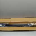 Tension Shower Curtain Rod 51-86In(4.25-7.16Ft), Tension Shower Rod No Drilling for Bathroom or Window Closet, Adjustable Spring Shower Rod, Easy to Install Never Rust, Rod Diameter 1.26Inch-Black