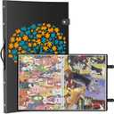 Puzzle Storage Folder for 1000 Pieces with 24 Sheets/48 Puzzles, Large Capacity Portable Puzzle Album to Store Finished Puzzles
