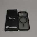 TOCOL for iPhone 17 Pro Max Case, Compatible with Magsafe, Full Camera Protection, Built-in Magnetic Ring, Translucent Matte Phone Case for iPhone 17 Pro Max 6.9 inch (Black)