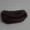 KKXIU Crossbody Sling Bag for Women Trendy Fanny Pack Vegan Leather Chest Bag (1-brown)