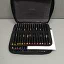 JusArt Acrylic Brush Markers, 96 Colors Brush Tip Acrylic Marker Set, 48 Dual-Tip Water Based No Bleed Markers with Automatic Ink Control for Wood, Rock, Fabric, Canvas, Glass, Eggs & DIY Crafts