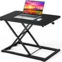 Standing Desk Converter Adjustable Height, 23.6" x 13.4" Keyboard Riser for Stand Up Desk Riser, Ergonomic Computer Keyboard Stand for Desktop, Sit Stand Workstations for Home Office Study Room, Large