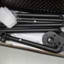 Industrial Pipe Clothing Rack with Floating Shelves, 2 Hanging Rods Wall Mounted Garment Rack, Heavy Duty Iron Clothes Bar, Space-Saving Clothing Hanging Rails for Closet (2 hanging rods 1 shelf)