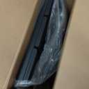 Poly Lumber Adirondack Chair with Cup Holder, All-Weather Resistant Outdoor Patio Chairs, Look Like Wood, Pre-Assembled Outdoor Fire Pit Chair for Pool, Deck, Backyard, Garden, Black