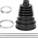2-Pack Universal CV Axle Boot Repair Kit with Clamps, Flexible Silicone CV Joint Boot Fits 1934mm Shafts, Fit for Jeep Honda Nissan Subaru Toyota Kia Chevy Fiat 500 Hyundai BMW Mini Cooper Mitsubishi