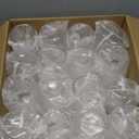 BESTSTAR 40 PCS Clear 12 Oz Plastic Whiskey Glasses, Diamond Stemless Unbreakable Disposable Glasses for Parties, Ideal for Weddings, Christmas, Halloween, Holidays, Pool Party, Daily Use