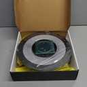 4 Drain Grate Kit - Compatible with Schluter Systems Kerdi Shower Drain - Shower Floor Drain Kit with Flange - SUS 304 Stainless Steel Grate & 2 Inch ABS Flange & CUPC Certification - Matte Black (Brushed Brass)