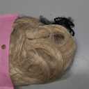 Clip in Hair Extensions - 14 Inch Wavy Synthetic Hair Extensions Clip ins (Color:Beige Blonde Mix Platinum Blonde)