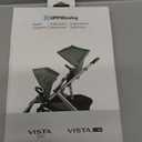 UPPAbaby Upper Adapter for Vista, Vista V2, and Vista V3 Strollers/ Compatible with Bassinet, Toddler Seat, Aria, Mesa V2, or Mesa Max Infant Car Seats / Quick + Secure Attachment / 1 Set