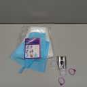 Riccle Piping Bags and Tips Set, 11.8 Inch 100 Anti Burst Piping Bags, 124 Pcs Cake Decorating Kit with 16 Piping Tips, 1 Reusable Pastry Bags, 3 Cake Scrapers, 2 Couplers, and 2 Icing Bags Ties
