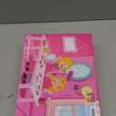 Hair Salon Toys for Girls,34Pcs Pretend Play Makeup Beauty Hair Styling Set with Blow Dryer, Mirror,Barber Apron, Scissors and Stylist Accessories Girls Toys for 3-9 Year Old