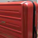 American Tourister Westridge Hardshell Luggage Set - 2 Piece Set - 20/28" Carry-On & Large Checked Luggage Set with Spinner Wheels - Expandable Hard Suitcases for Travel - Hard ABS Shell - Holly Red