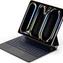 Magic Keyboard Case for iPad Pro 13-inch (M4, 2024) With Full Range Touch Trackpad, 7 Color Backlit - Black
