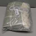 BTTN Boho Farmhouse Shower Curtain, Linen Rustic Heavy Duty Fabric Shower Curtain Set with Tassel, Water Repellent, Bohemian Vintage Country Thick Cloth Shower Curtains for Bathroom, Sage Green, 72x72