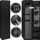 KAER 4-5 Gun Safes,Gun Safe for Rifles and Pistols,Shotgun Rifle Safe,Gun Safes for Rifle and Shotguns,Long Gun Cabinets with Fingerprint/Digital Keypad/Removable Shelf for Rifles Safes