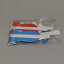 Dr Cat in The Hat Birthday Decorations Thing 1 and Thing 2 Decorations/Cat in The Hat Baby Shower Decorations/Turquoise Red Tissue Paper Fans Baseball Party Decorations/Sports Theme (Variety Pack)