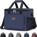 Lifewit Large Lunch Bag, Insulated Lunch Box, Soft Cooler Cooling Tote for Adult Men Women, Dark Blue 40-Can (24L)