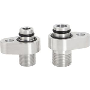 AC Compressor Adapter Fittings Compatible with Coyote Swap Ford 2007-2017, Fit 7/8" - 14 thread 3/4" - 16 thread, CNC Machined