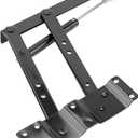2 Pair 50kg/100lbs Folding Lift up Top Table, Gas Hydraulic Hinge Hardware, Lifting Frame Desk Mechanism Spring Hinge Bracket with 60 Screws, Tea Coffee Table Furniture Accessories