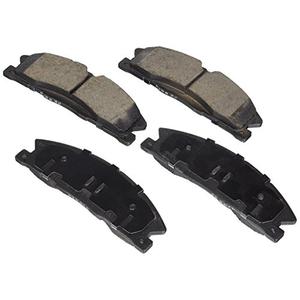 BOSCH BE1611H Blue Ceramic Disc Brake Pad Set With Hardware - Compatible With Select Ford Explorer, Flex, Police Interceptor Sedan, Taurus; Lincoln MKS, MKT; FRONT