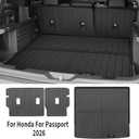 Custom for 2026 Honda Passport Cargo Mats Trunk Liner and Rear Seat Backrest Mats All Weather TPE Protection Mat Accessories (for 2026 Honda Passport)