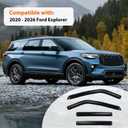 in-Channel Rain Guards Compatible with 2020-2026 Ford Explorer