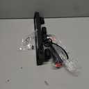 Plug in Track Lighting, 16" LED Track Light Fixtures Ceiling, Black 3 Way GU10 Wall Spotlight, Rotatable Track Head, Plug in Ceiling Light Kitchen Hallway Living Room,15 Foot Power Cord(NO Bulb)