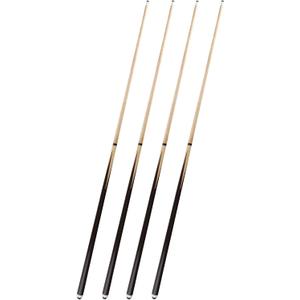 2-Piece Pool Cue Stick 36/42/48/58 Wooden Billiard Cues, Standard & Heavy Options, 13mm Tip, Set of 2 or 4 Beginner & Family Friendly
