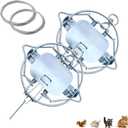 2-Pack Mole Trap, High-Efficiency Lawn-Specific Mouse Catcher Reusable, Outdoor Use, Easy Setup HTG-0302 Model (5in-Galvanized)