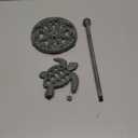 Coastal Sea Turtle Paper Towel Holder – Ocean-Inspired Cast Iron Kitchen Décor, Rustic Beach House Accessory, Unique Resin and Cast Iron Design for Countertop or Dining Room, Gift for Sea Lovers