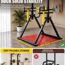 Foldable Pull Up Bar Free Standing, Upgraded Free Standing Pull Up Bar Station, Multi-function Power Tower Dip Bar, Assistance Bands Home Gym Strength Training Equipment