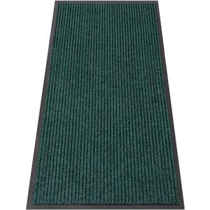 Indoor Outdoor Door Mat, 4' x 2' Doormat for Entryway, Green