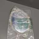 Schones Geschaft Decorative Mirror Tray, Makeup Jewelry Perfume Organizer, Vintage Oval Display and Serving Tray for Bedroom Living-Room Dresser Decor (14.6”x 9.8”) (White - Oval)