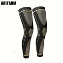 Compression Leg Sleeve - Long Knee Sleeve, Ultra-thin Leg Sleeve with Graphene Ions Infused Fabric for Knee Pain Relief, Swelling, Arthritis, Poor Circulation, Runner, Sports, One Size