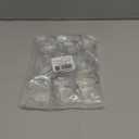 JUXYES Pack of 12 Clear Sphere Display Stand, Clear Sphere Holder Small Plastic Display Stands Round Display Easel Stands for Decorative Eggs, Crystal Balls, Marbles, Ball, Spheres, Collections