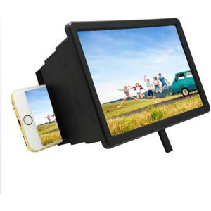 3D Screen Magnifier Portable 8 Inch Cell Phone Hd Movie Video Enlarged Amplifier Stand Holder for 7/7 Plus/6/6s/6 Plus/6s Plus and All Other Smart Phones
