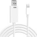 [Apple MFi Certified Lightning to HDMI Cable for TV Digital AV Adapter 1080P HD Video Sync Screen Connector Compatible for iPhone 14 13 12 Pro Max to TV Projector Monitor