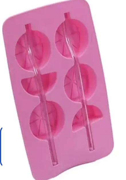 Ice Cube Straw Mold, Pack of 3
