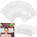 Okllen 100 Pack Disposable Plastic Sheeting for Body Wrap, Sauna Bag Liner Used Sized 83"x43", PE Bag Inside a Far Infrared Sauna Blanket for Home Bathtub, SPA, Beauty Salon, Open on the Side