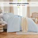 Quataly Twin Comforter Set SkyBlue,2PCS Soft Lightweight Breathable Bedding Comforter Sets for All Season, Twin Size(68''90'' Comforter & 1 Pillowcase)