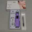 Blackhead Remover Pore Vacuum - Blackhead Remover for Face with 5 Attachments & 3 Suction Levels - Blackhead Vacuum removers for Women & Men (Matte Purple)